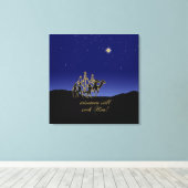 賢人はまだ聖降誕祭を求めている キャンバスプリント (インサイチュ (ウッドフロア))