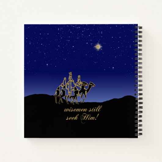賢人はまだ聖降誕祭を求めている ノートブック (裏面)