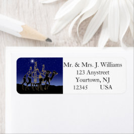 賢人はまだ聖降誕祭を求めている ラベル