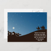 賢人は彼に聖降誕祭のはがきを求める シーズンポストカード (正面/裏面)