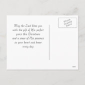 賢人は彼に聖降誕祭のはがきを求める シーズンポストカード (裏面)