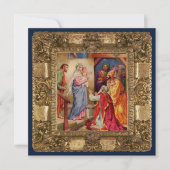 賢人クリスマスカードの訪問 (正面)