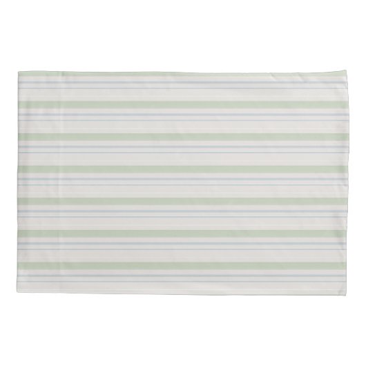 賢人、暗灰色、挨りだらけの青い縞の標準の枕カバー 枕カバー (裏面)