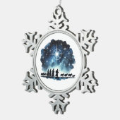 賢免 スノーフレークピューターオーナメント (右)