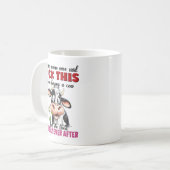 賢女が言ったことがある コーヒーマグカップ (正面左)