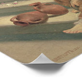 賢愚のヴァージンの寓話， 1886 ポスター (角)