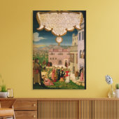 賢愚のヴァージン キャンバスプリント (インサイチュ (リビング))