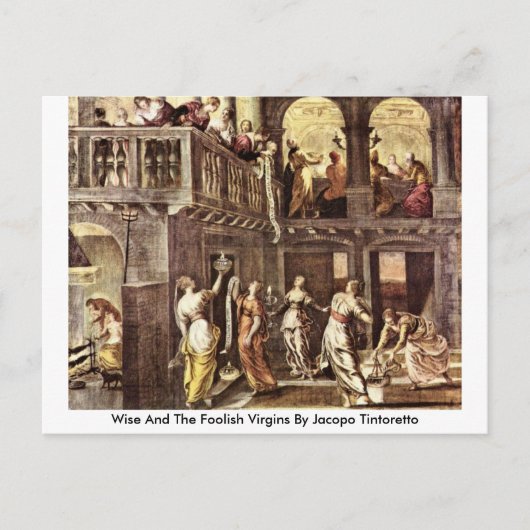 『賢明で愚かなヴァージン』 ポストカード (正面)