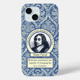 賢明なパスカル iPhone 15ケース