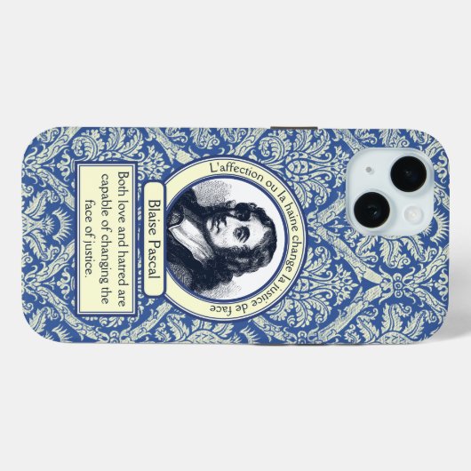 賢明なパスカル Case-Mate iPhoneケース (裏面 (横))