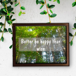 賢明なポスターよりも幸せにな感動的る ポスター