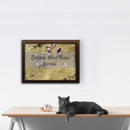 賢明なポスターを壊すよりも曲がることわざ ポスター