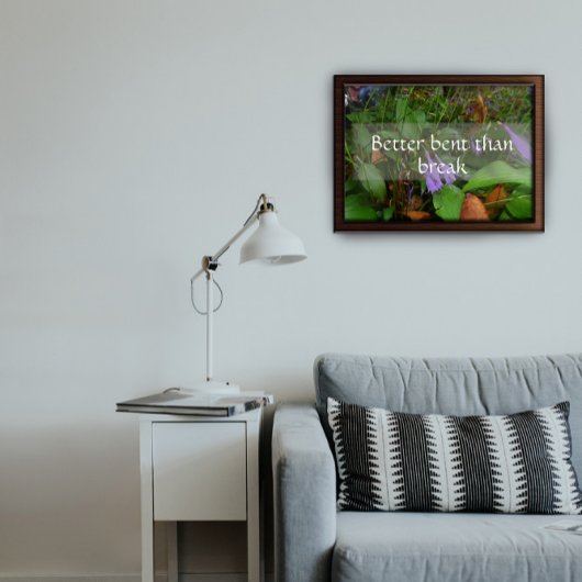 賢明なポスターを壊すよりも曲がることわざ ポスター