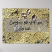 賢明なポスターを壊すよりも曲がることわざ ポスター (正面)