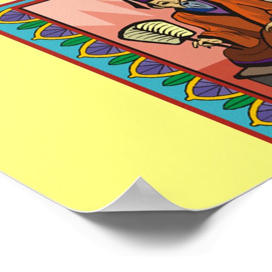 賢明な中国の諺 ポスター (角)