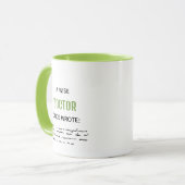 賢明な医者を一度だけ書ノベルティする マグカップ (正面左)