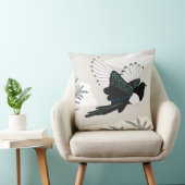 賢明な枕に飛んでいるカササギ クッション (椅子)