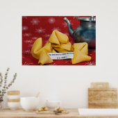 賢明な言葉を使ったフォーチュンクッキー ポスター (キッチン)