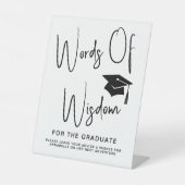 賢明な言葉 台座サイン (正面)