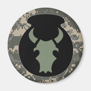 賢明なBull ACU一見によって抑制されるw/camoの円の磁石 マグネット