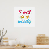 賢明にやろう ポスター (キッチン)