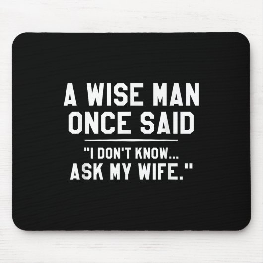 賢者が妻の結婚を知らな頼いと言った マウスパッド (正面)