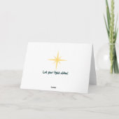 「賢者たちは皆、どこへ行ったんだい?」 クリスマスカード (裏面)