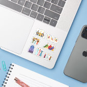 賢者のステッカー シール (ノートパソコンとiPhone)