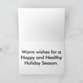 賢者の大活字のクリスマスカード シーズンカード (内部)