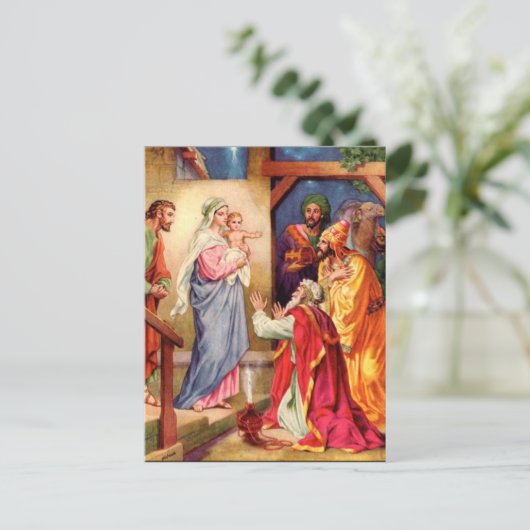 賢者の訪問 ポストカード (スタンド正面)