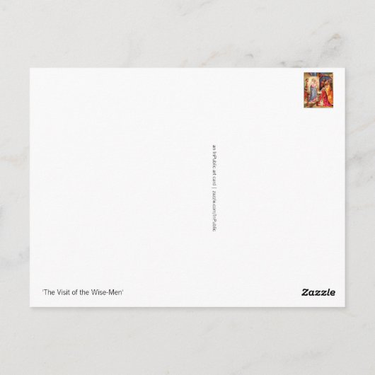 賢者の訪問 ポストカード (裏面)