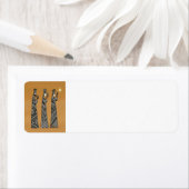 賢者の黒と白のクリスマス　聖誕祭 ラベル (インサイチュ)