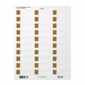 賢者の黒と白のクリスマス　聖誕祭 ラベル (フルシート)