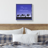 賢者はまだ三賢者と引用文を求める キャンバスプリント (インサイチュ (寝室))