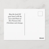 賢者はまだ彼にクリスマス出生を求める ポストカード (裏面)