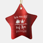 賢者はまだ聖降誕祭を望んでいる セラミックオーナメント (左)