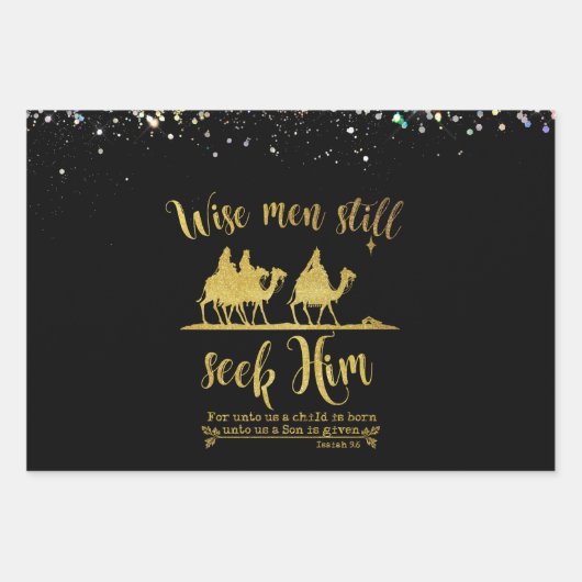 賢者はまだ聖降誕祭を望んでいる ラッピングペーパーシート (正面)