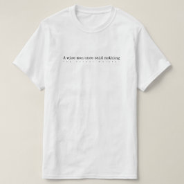 賢者は一度何も言いませんでした Tシャツ