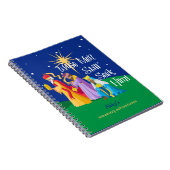 賢者パーソナライズされたはまだ聖降誕祭を望んでいる ノートブック (右側)