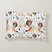 質のおもしろいなフクロウ アクセントクッション (裏面)