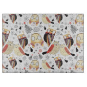 質のおもしろいなフクロウ カッティングボード (正面)