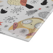 質のおもしろいなフクロウ カッティングボード (角)