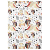 質のおもしろいなフクロウ クリップボード (裏面)