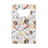 質のおもしろいなフクロウ クレジットカード栓抜き (裏面)