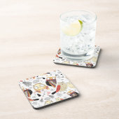 質のおもしろいなフクロウ コースター (右側)