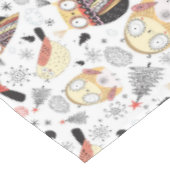 質のおもしろいなフクロウ テーブルクロス (アングル)