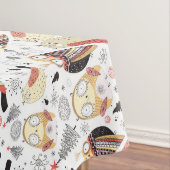 質のおもしろいなフクロウ テーブルクロス (インサイチュ)