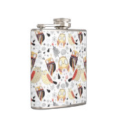 質のおもしろいなフクロウ フラスク (右)