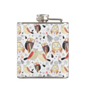 質のおもしろいなフクロウ フラスク (裏面)