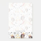 質のおもしろいなフクロウ ポストイット (正面)